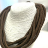 8-Strand Rope Necklace in Espresso