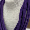 8-Strand Rope Necklace in Purple