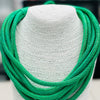 8-Strand Rope Necklace in Kelly Green