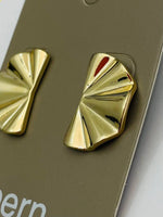 Small Fan Stud Earrings