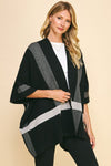 Fall Debut Poncho Cardigan