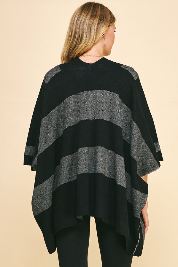 Fall Debut Poncho Cardigan