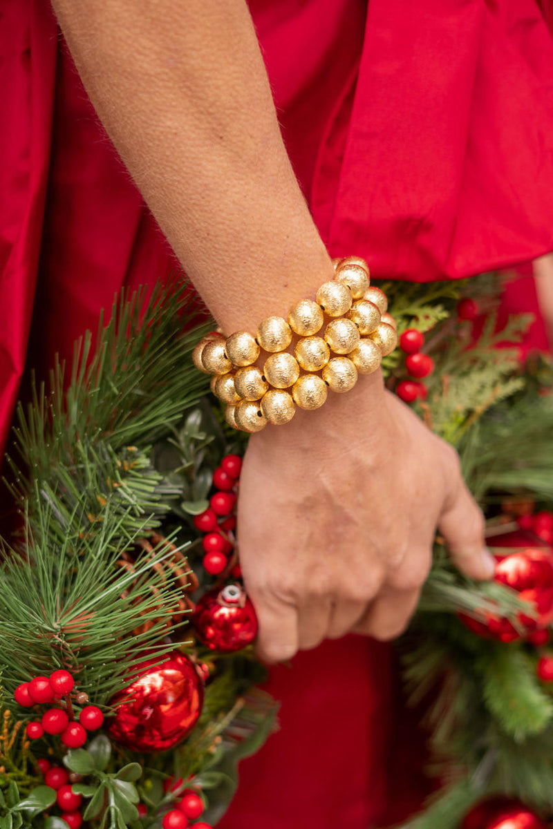 Georgia Gold Beaded Bracelet