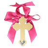 Pink Hallelujah Cross - 6"