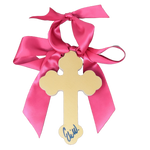 Pink Hallelujah Cross - 6"