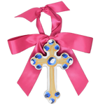 Pink Hallelujah Cross - 6"