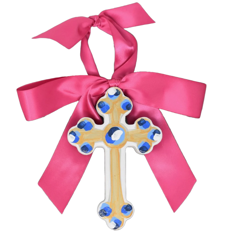 Pink Hallelujah Cross - 6"