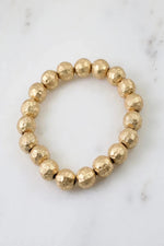 Morganton Hammered Ball Bracelet Gold