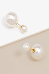 Double Pearl Earrings