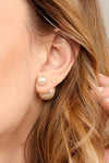 Double Pearl Earrings