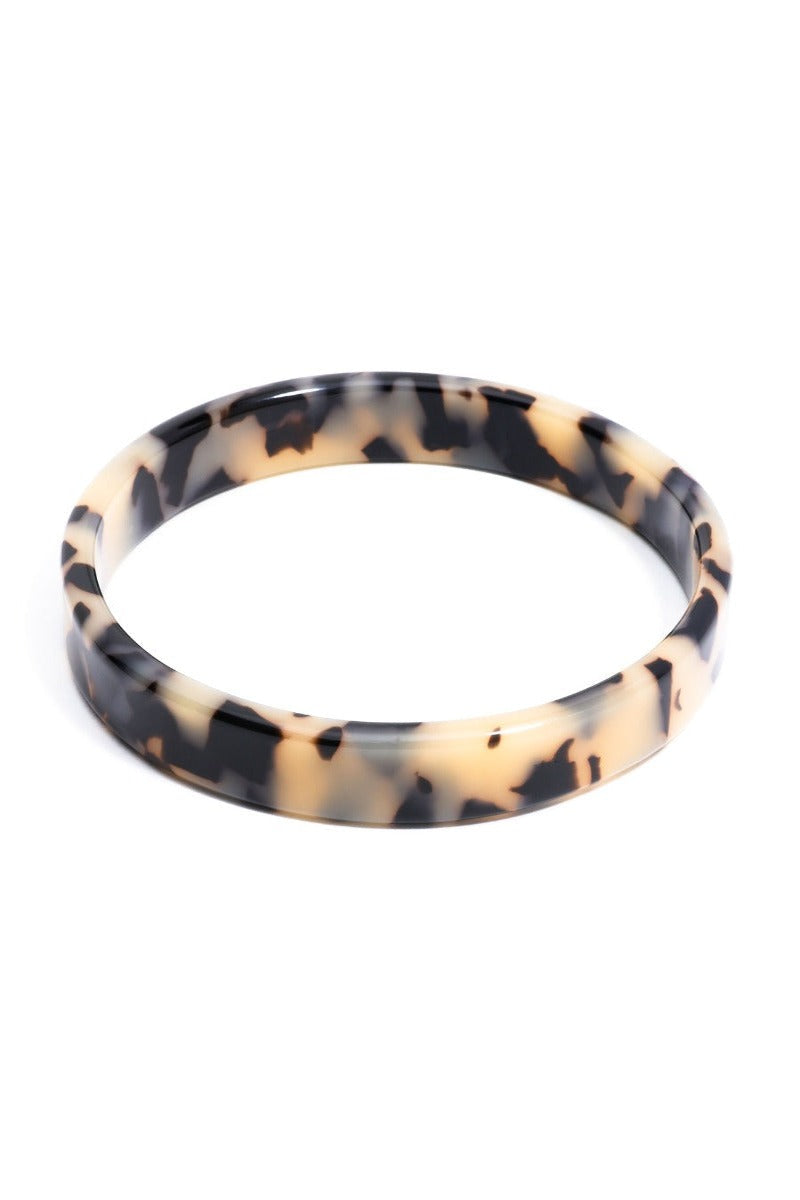 Black & Tan Tortoise Bangle